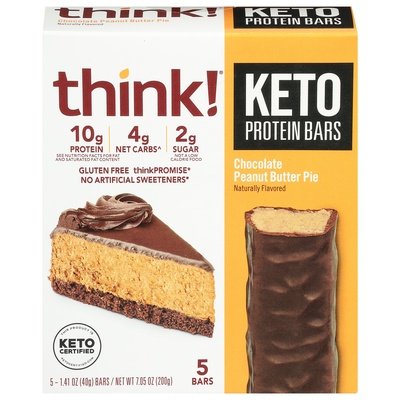 Think Chocolate Peanut Butter Pie 6/5/1.41 Oz [UNFI #36553]
