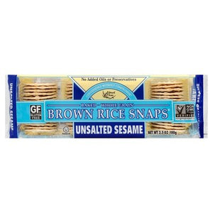 Brown Rice Snaps Sesame Ns 12/3.5 OZ [UNFI #36164]