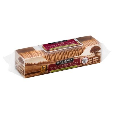 Sesmark Thins Onion/Grlc 12/3.2 OZ [UNFI #18742]