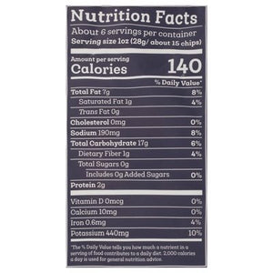 Siete Serrano Sea Salt And Vinegar 6/5.5 OZ [UNFI #27362]
