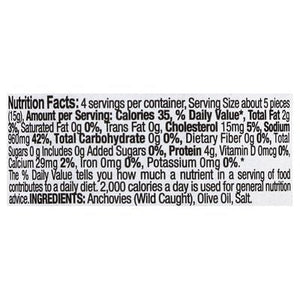 Napoleon Anchovies In Glass 12/3.5 OZ [UNFI #23881]