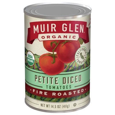 OG2 Muir Glen Petite Dcd Rstd Tomatoes 12/14.5 OZ [UNFI #05286]