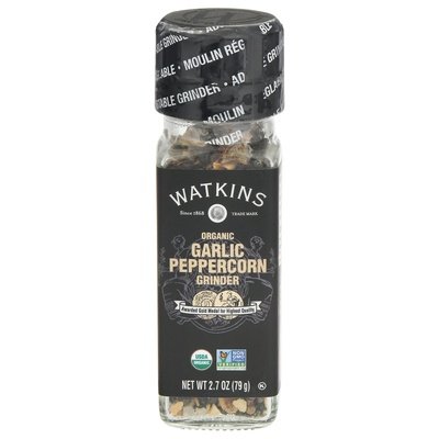 Watkins Grinder Garlic Peppercorn 3/2.7 Oz [UNFI #74639]