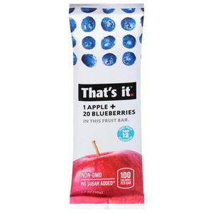 Thats It Apple Blueberry Fruit Bar 12/1.2 OZ [UNFI #69624]