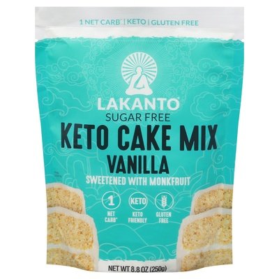 Lakanto Keto Vanilla Cake Mix 8/8.8 OZ [UNFI #08849]
