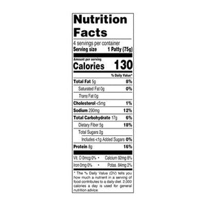 Quorn Patty Meatfree 4Pk 12/10.6 Z [UNFI #72173]
