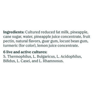 Chobani Pineapple Lf Yog 12/5.3 OZ [UNFI #69293]