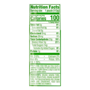 Happy Tot Bananas Spinach Blueberries 16/4 Oz [UNFI #53855]