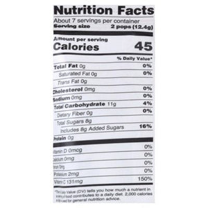 OG2 Yumearth Vitamin C Pops Gusset Bag 6/3 OZ [UNFI #38595]