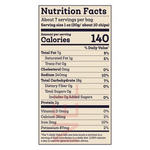 Siete Tortilla Chip Corn Blue 6/7.5 Oz [UNFI #16681]