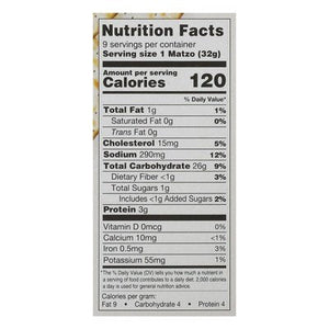 Manis Matzo Egg & Onion 12/10 OZ [UNFI #77206]