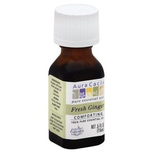 Aura Cacia Fresh Ginger Essential Oil .5 OZ [UNFI #05632] T