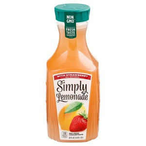 Smply Lmnade Strwberry 6/52 OZ [UNFI #68533]
