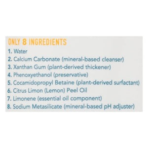 Ecos Non-Abrasive Creamy Lemon Liquid 6/17 Oz [UNFI #60773]