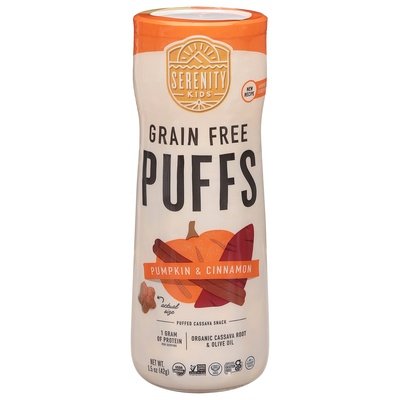 OG2 Serenity Kids Puffs Pumpkin Cinnamon 6/1.5 OZ [UNFI #12162]