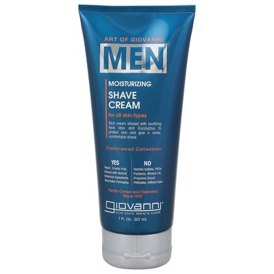 Giovanni Mens Moisturizing Shave Cream 7 OZ [UNFI #41439] T