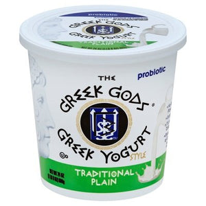 Grk Gods Greek Yog Plain 6/24 OZ [UNFI #12600]
