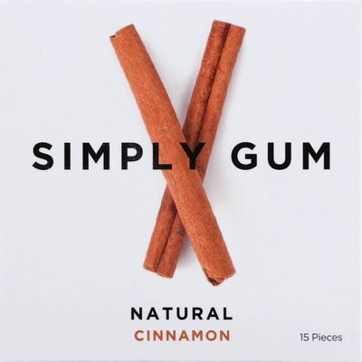 Smply Gum Cinnamon Nat 12/15 CT [UNFI #30334]