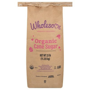 OG2 Wholesome Sweeteners Fr Trd Cane Sugar 25 LB [UNFI #01423]