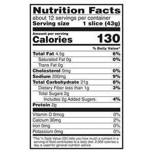 Udi Delics Sft Wht Bread 6/18 OZ [UNFI #40846]