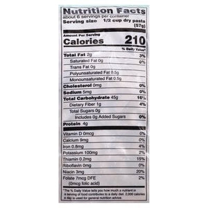 OG2 Tinkyada Brwn Rice Pasta Elbows Wf 12/12 OZ [UNFI #31941]