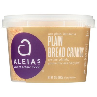 Aleias Plain Bread Crumbs 12/13 Oz [UNFI #53687]