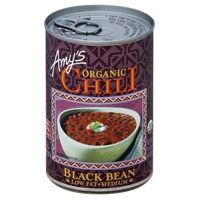 OG2 Amys Chili Black Bean Med Lf 12/14.7 OZ [UNFI #23722]