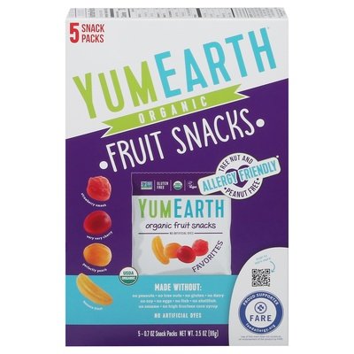 OG2 Yumearth Fruit Snacks Favorites 6/3.5 OZ [UNFI #72609]