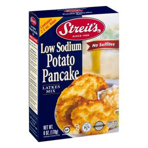 Streits Potato Pancake Mix, Low Salt 12/6 Oz [UNFI #32588]