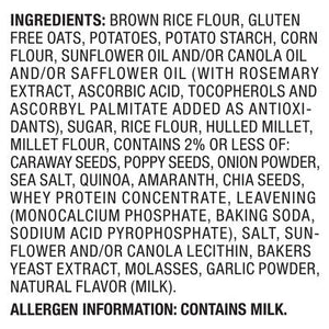 Miltons Gluten Free Everythng Bkd Crckr 12/4.5 OZ [UNFI #37681]