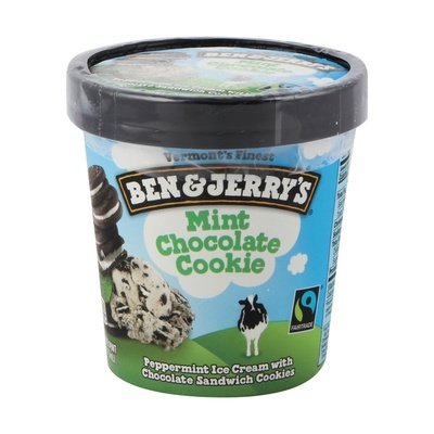 Ben & Jerrys Mint Chocolate Cookies 8/Pt [UNFI #74746]