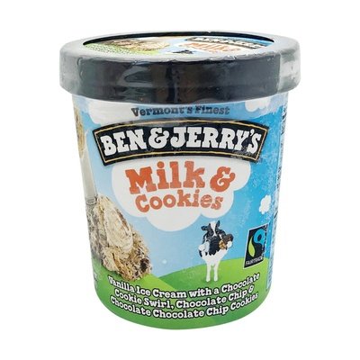B&J Milk & Cookies Icrm 8/PINT [UNFI #74794]