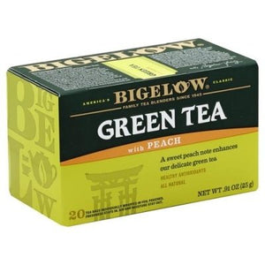 Bigelow Green Tea Peach 6/20 BAG [UNFI #79032]