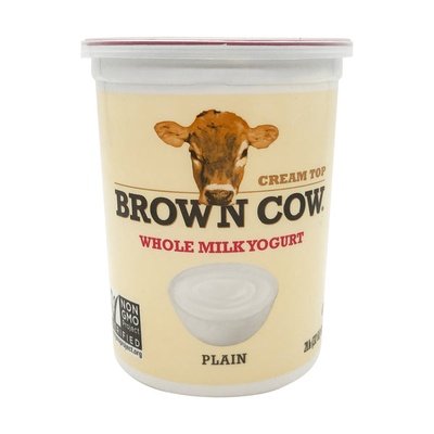 Brown Cow Crmtp Plain 6/32 OZ [UNFI #11452]