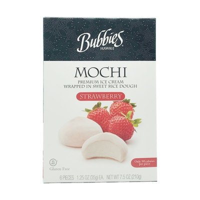 Bubbies Mochi Icrm Straw 8/7.5 OZ [UNFI #08366]