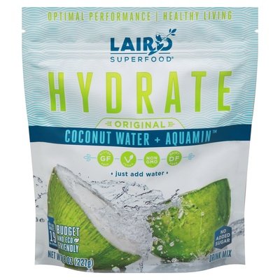 Laird Superfood Hydrate Coconut Water, Original 6/8 Oz [UNFI #63244]