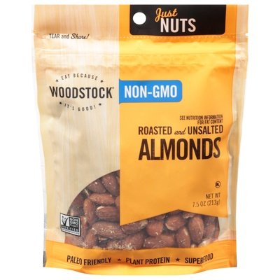 Wood Rstd N/S Almonds 8/7.5 OZ [UNFI #06762]