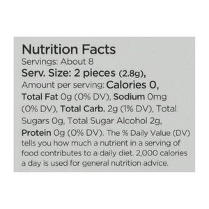 Simply Gum Spearmint Sugar Free Gum 6/55 CT [UNFI #00592]