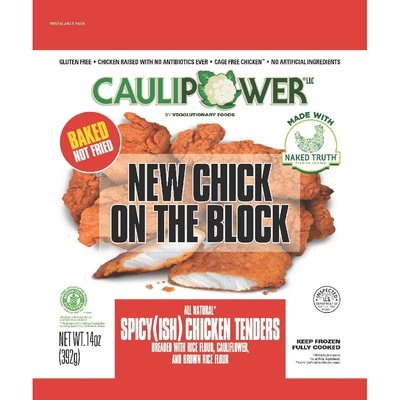 Caulpwr Chkn Tender Spcy 8/14 OZ   [UNFI #76159]