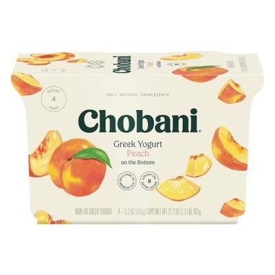 Chobani Peach On The Bottom 6/4/5.3 Oz [UNFI #11916]