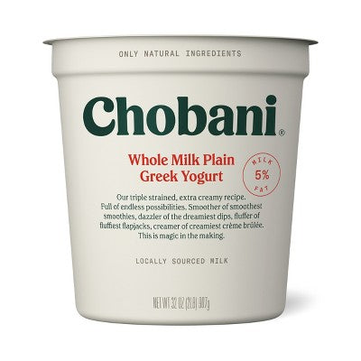 Chobani Pln Whlmk Yog Gr 6/32 OZ [UNFI #11160]