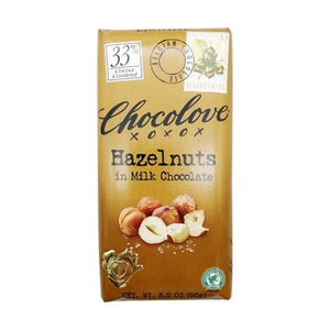 Chocolove Milk Choc Hazelnut 12/3.2 OZ [UNFI #30398]