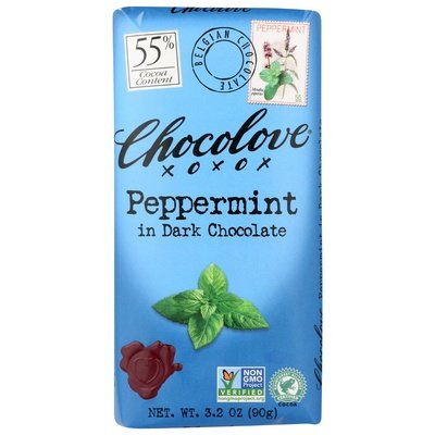 Chocolove Dark Choc Peppermint Crunch 12/3.2 OZ [UNFI #30392]