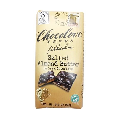 Chocolove Sltd Almnd Bttr Dark Choc Bar 10/3.2 OZ [UNFI #04531]