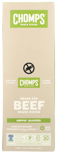 Chomps Beef Hoppin Jalapeno 24/1.15 Oz [UNFI #49261]