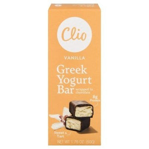 Clio Bar Grk Yogrt Van 10/1.76OZ [UNFI #54431]