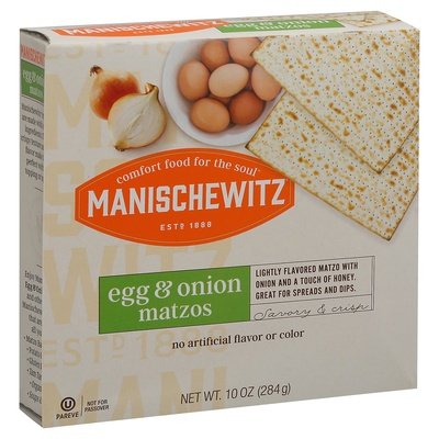 Manis Matzo Egg & Onion 12/10 OZ [UNFI #77206]