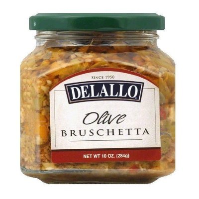 Delallo Olive Bruschetta 6/10 OZ [UNFI #64760]