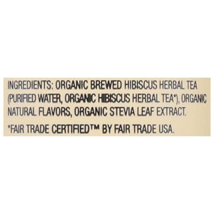 OG2 Zevia Hbscs Tea Psnfrt Cffn Free Rtd 12/12 OZ [UNFI #23955]