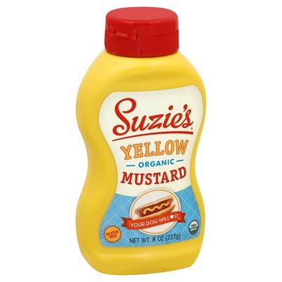 OG2 Suzies Yellow Mustard 6/8 OZ [UNFI #81507]